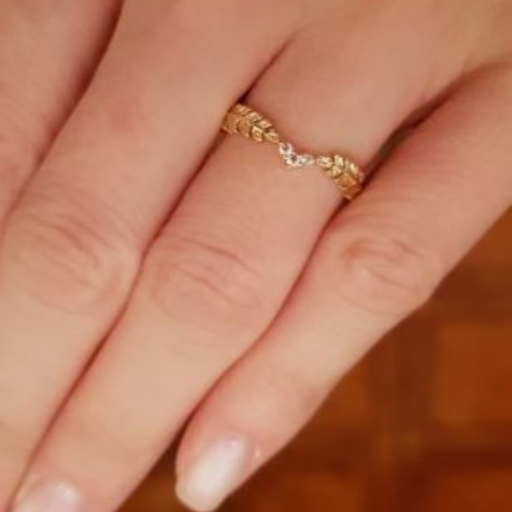 🆕Nomad Free Golden Feminine Wheat Gold Ring - Picture 5 of 6